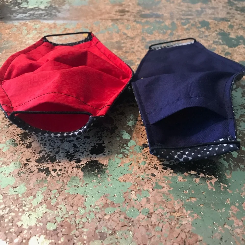 MEN’S AND KIDS MATCHING GRAY PRINT FACE MASK